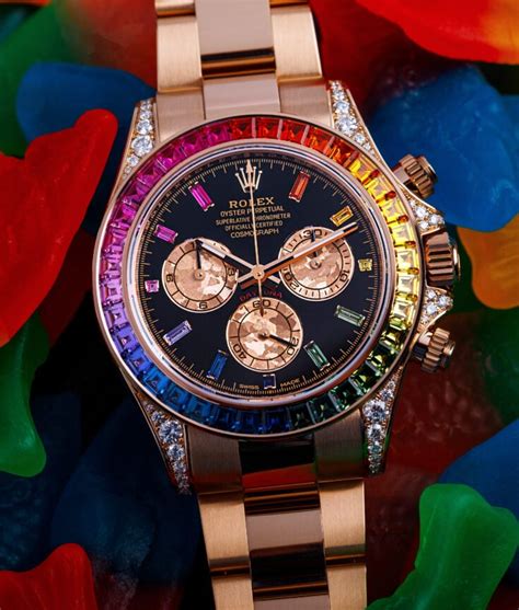 rolex daytone rainbow|rolex rainbow daytona review.